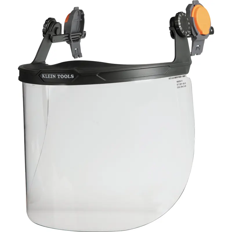 Klein Tools Full-Brim Hard Hat Face Shield – Impact-Resistant Protection 1