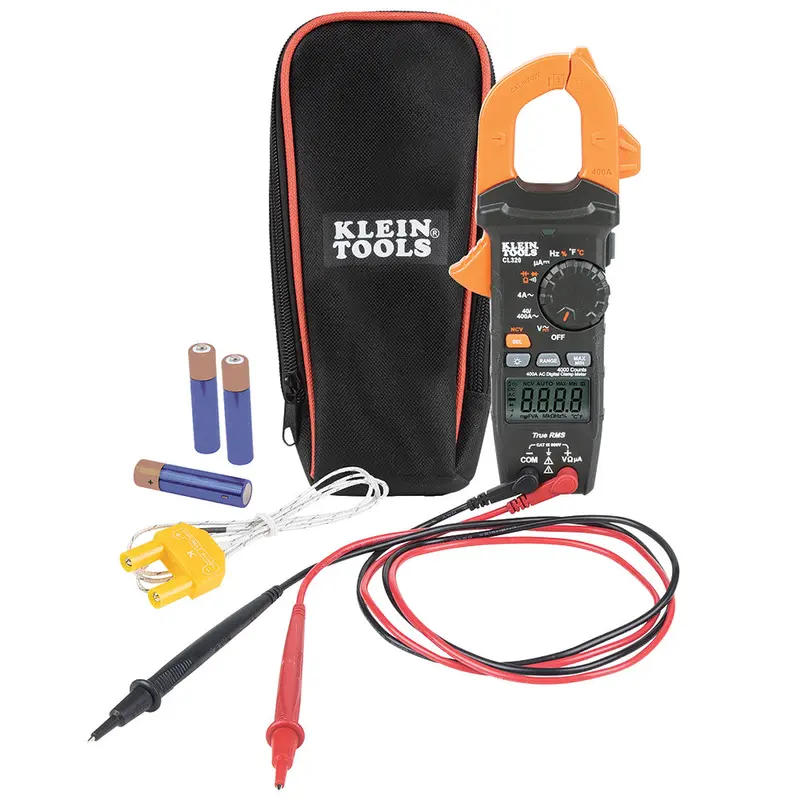 Klein Tools Hvac-Specific Digital Clamp Meter – 400A Ac Auto-Ranging 1