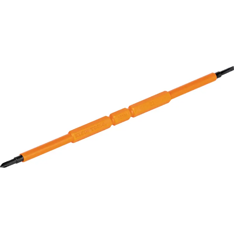 Klein Tools Insulated Double-Ended Screwdriver Blades: Slotted & Phillips – 2-Pack 1