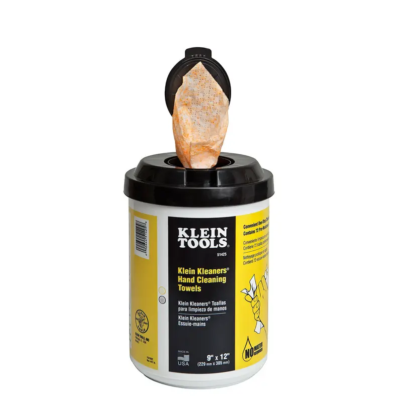Klein Tools Klein Kleaners® Industrial-Strength Hand Cleaning Towels 1