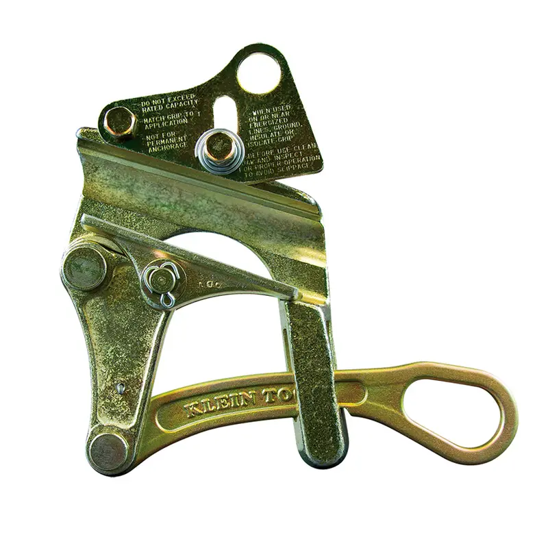 Klein Tools Locking Parallel Jaw Grip For Hdpe Wire – Max 1.362-Inch Capacity 1