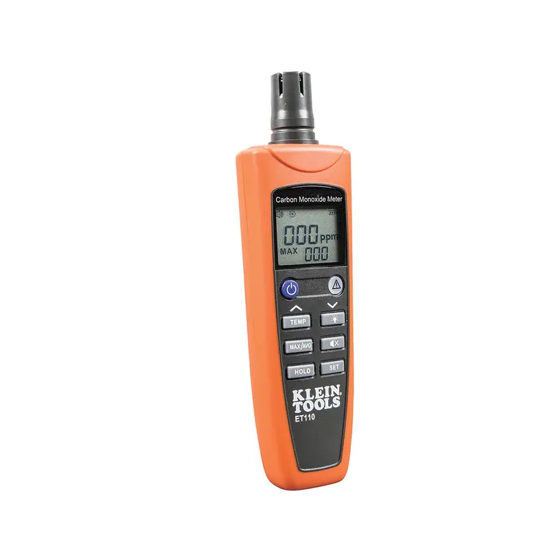 Klein Tools Portable Carbon Monoxide Detector With Carry Pouch And Batteries 1