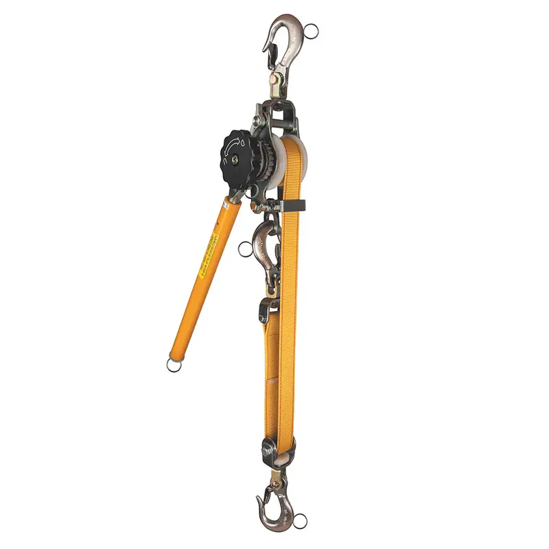 Klein Tools Ratchet Hoist With Hot Rings – Web-Strap Design For Live-Line Work 1