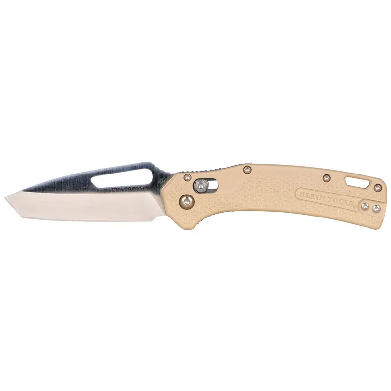 Klein Tools Resurgence Tanto Knife — Sand Handle 1