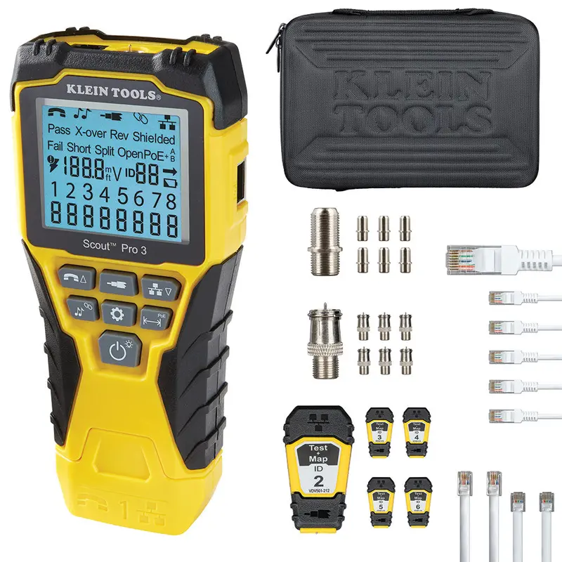 Klein Tools Scout® Pro 3 Tester With Full Test + Map™ Remote Kit 1