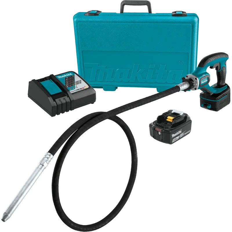 Makita 18V Lxt 8-Foot Concrete Vibrator Kit 1