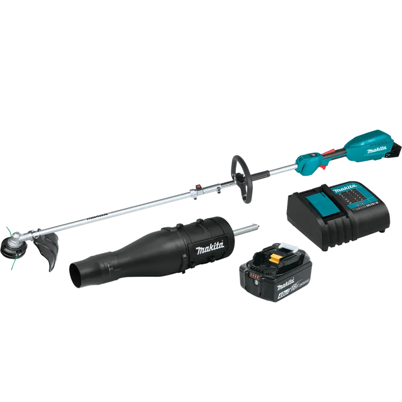 Makita 18V Lxt Coupled Shaft Power Head Kit: String Trimmer + Blower 1