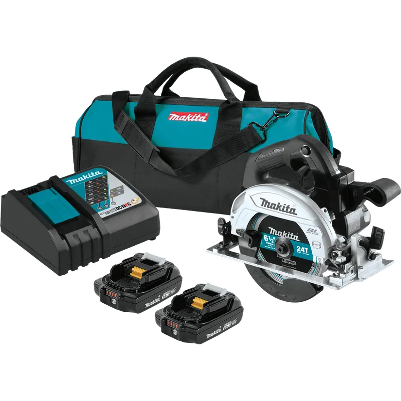 Makita 18V Lxt Sub-Compact 6-1/2" Circular Saw With Battery And Charger 1