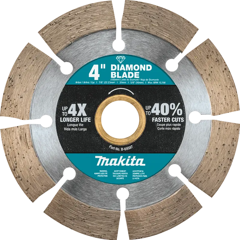 Makita 4-Inch Segmented Diamond Blade – General Purpose 1