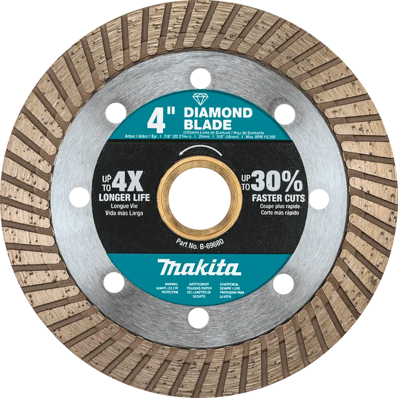 Makita 4-Inch Turbo Diamond Blade – General Purpose 1