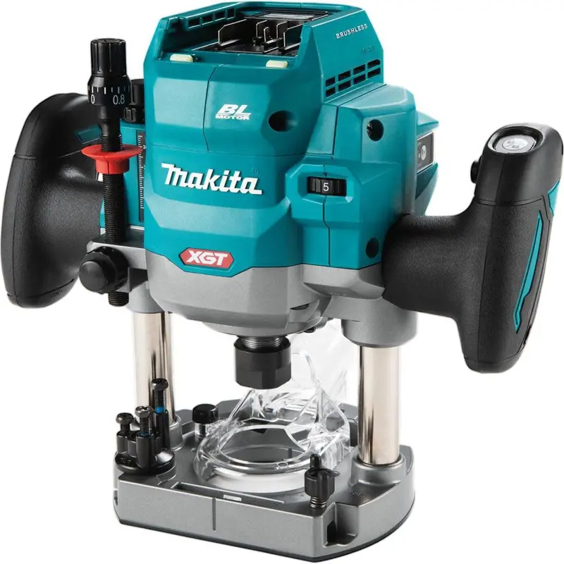 Makita 40V Max Xgt Brushless Plunge Router — 2-1/4 Hp, Variable Speed (Bare Tool) 1