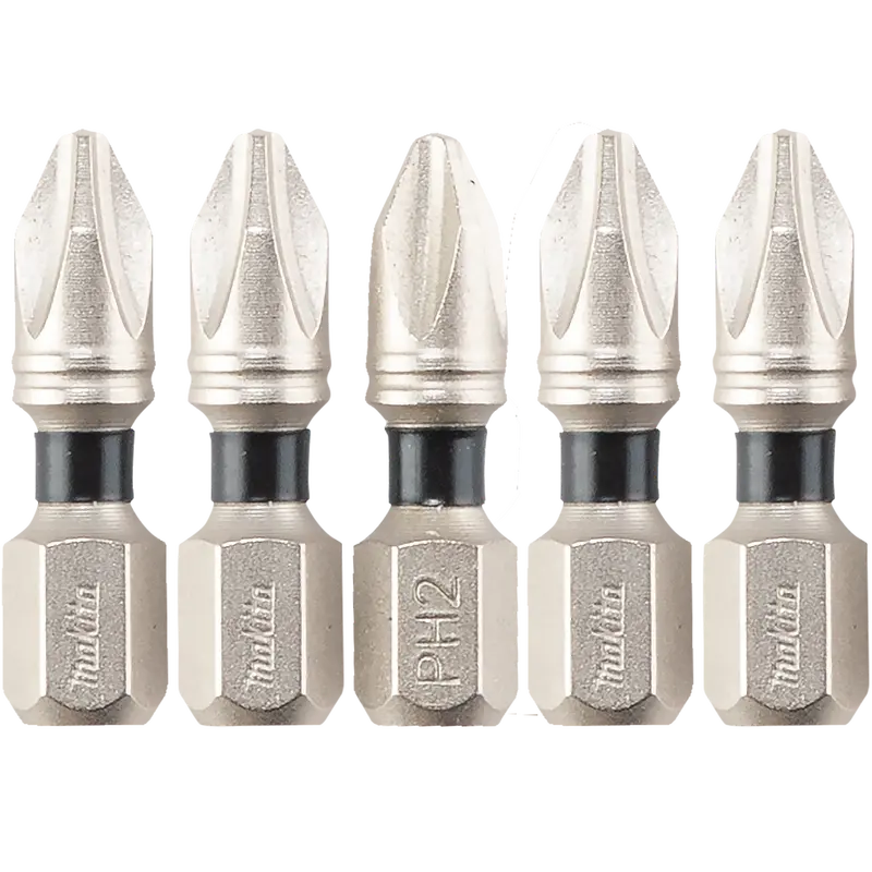 Makita Impact Xps® #2 Phillips 1" Impact Insert Bit (5-Pack) 1