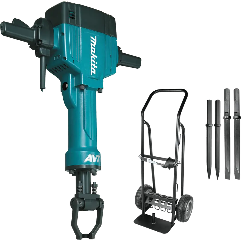 Makita Low-Vibration Breaker Hammer — Compatible With 1-1/8" Hex Bits 1