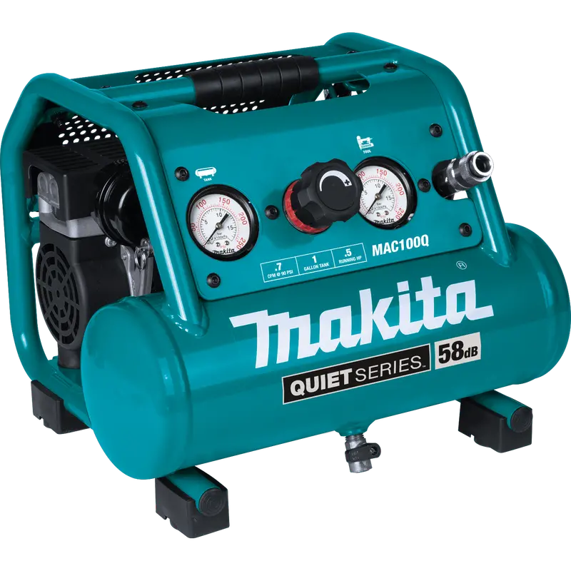 Makita Quiet Series™ 1-Gallon, 1/2-Hp Oil-Free Electric Air Compressor 1