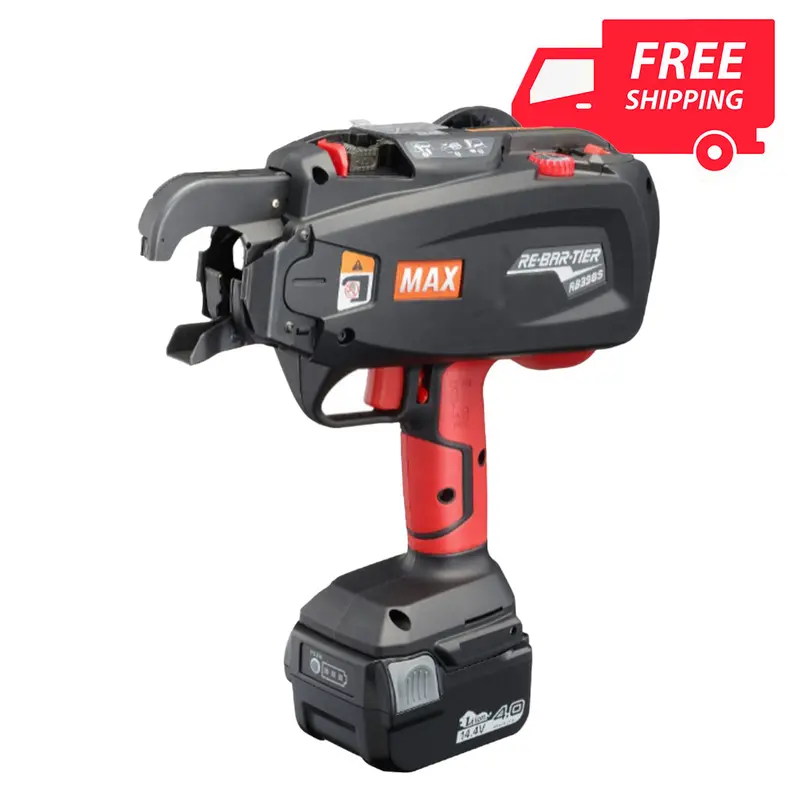 Max Rb398S Rebar Tying Tool – Compact Design For #5–#6 Bars, 21Ga Wire Included 1
