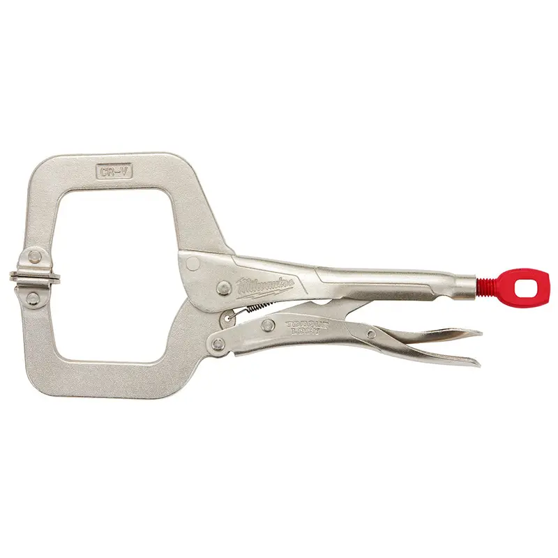 Milwaukee 11" Torque Lock Swivel-Jaw C-Clamp – Articulating Clamping Solution 1
