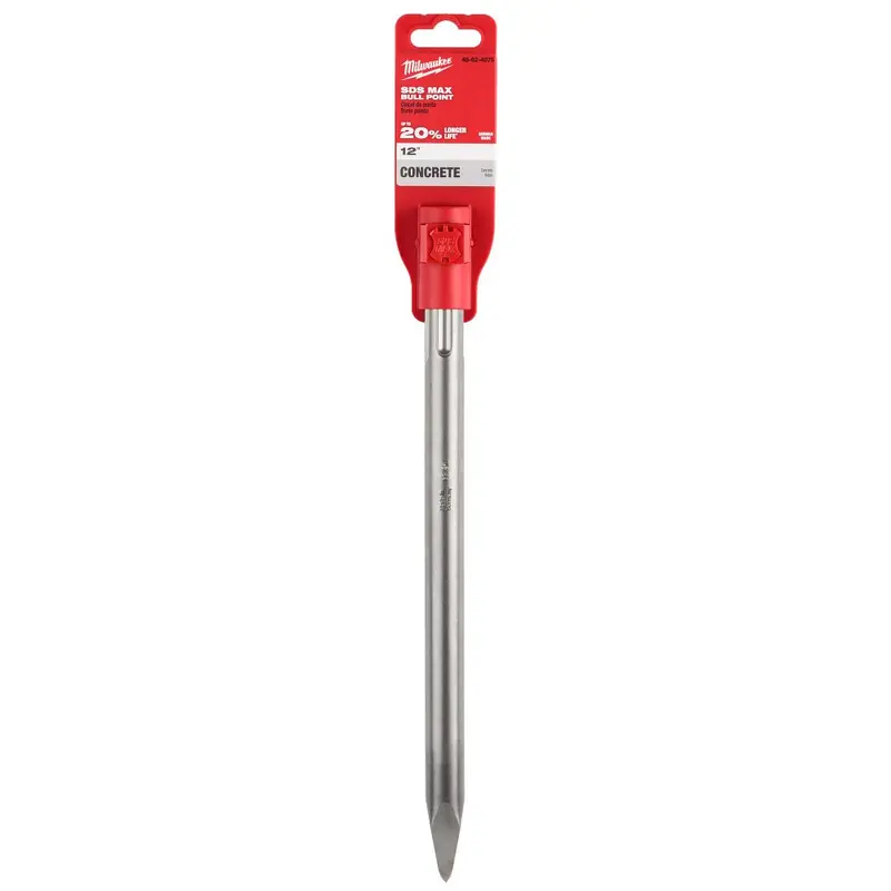 Milwaukee 12" Sds-Max Bull Point Chisel (48-62-4075) 1