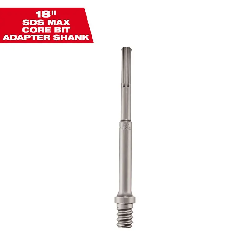 Milwaukee 18-Inch Sds-Max Adapter For Thick-Wall Core Bits (48-03-3573) 1