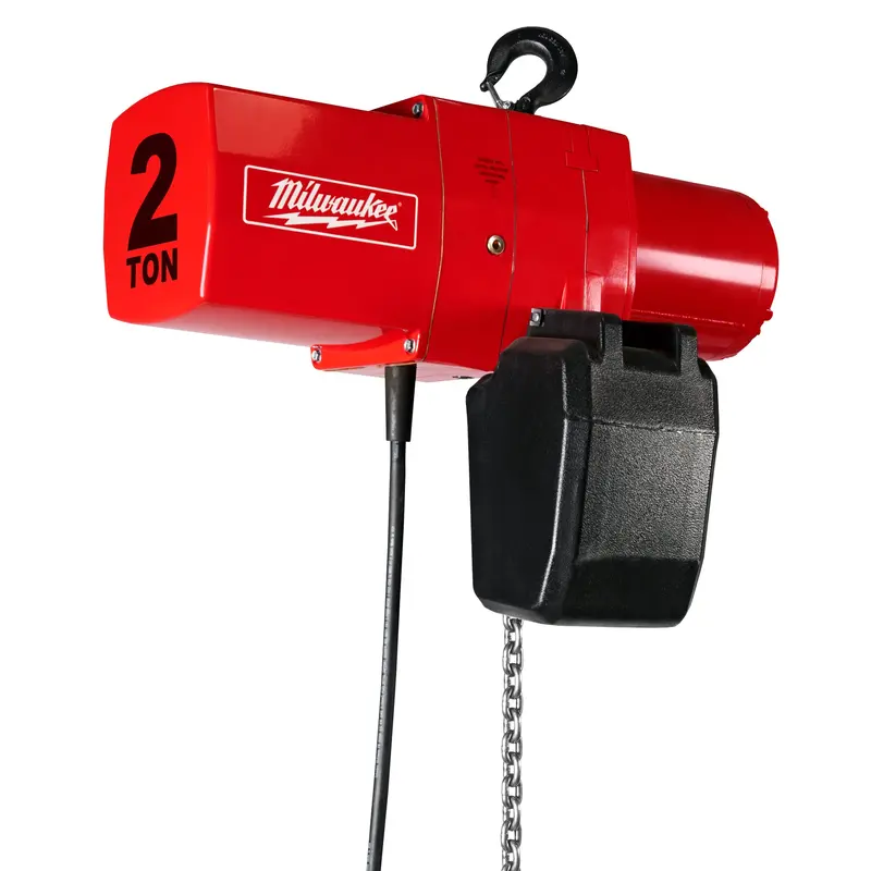 Milwaukee 2-Ton Electric Hoist – 15 Ft Lifting Capacity (9572) 1