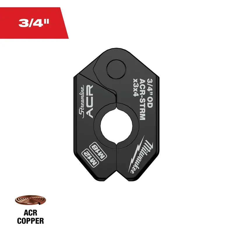 Milwaukee 3/4-Inch Streamline Acr Pivoting Press Ring – Precision Press-Fit Tool (49-16-2655Mx) 1