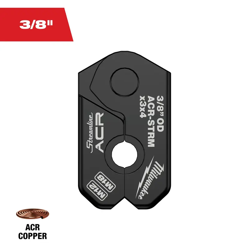 Milwaukee 3/8-Inch Streamline Acr Pivoting Press Ring – Compact Acr Crimping Component (49-16-2652Mx) 1