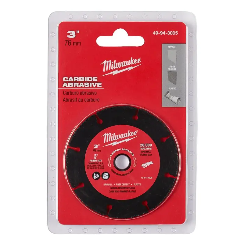 Milwaukee 3-Inch Carbide Abrasive Blade – 49-94-3005 1