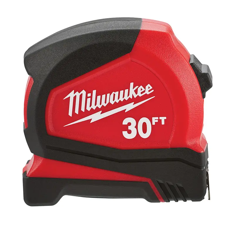 Milwaukee 30-Foot Compact Tape Measure – Slim Housing, Easy-Read Blade (48-22-6630) 1