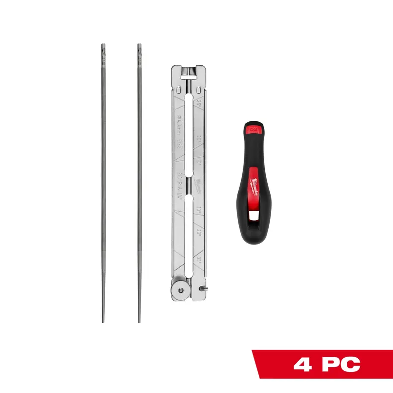 Milwaukee 4-Piece 5/32 In Saw Chain Sharpening Kit 1