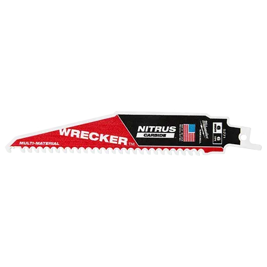 Milwaukee 6-Inch Wrecker Nitrus Carbide Sawzall Blade 1