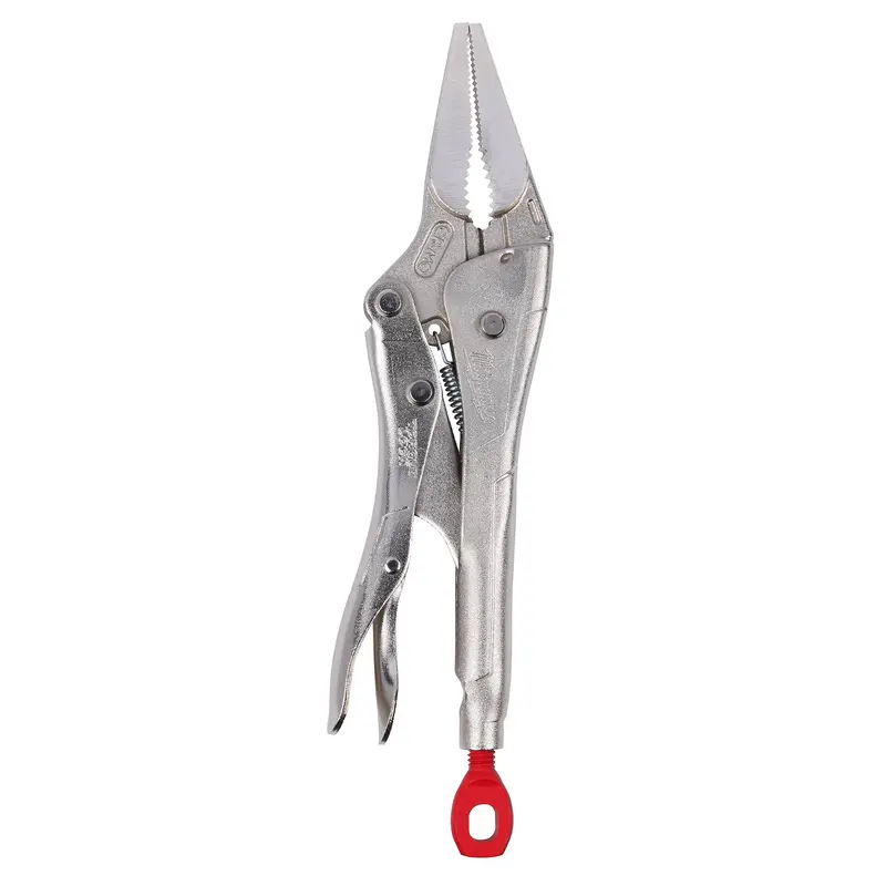 Milwaukee 7-Inch Bent-Nose Pliers – Tight-Space Maneuverability – 48-22-3504 1