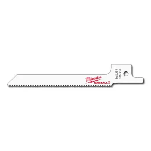 Milwaukee 9-Inch 14 Tpi Thin-Kerf Metal-Cutting Sawzall Blade – 48-00-5163 1