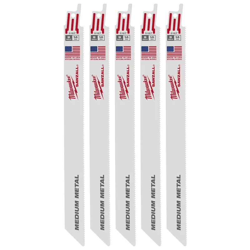 Milwaukee 9-Inch 14 Tpi Wood-And-Metal Sawzall Blade – 48-01-2167 1