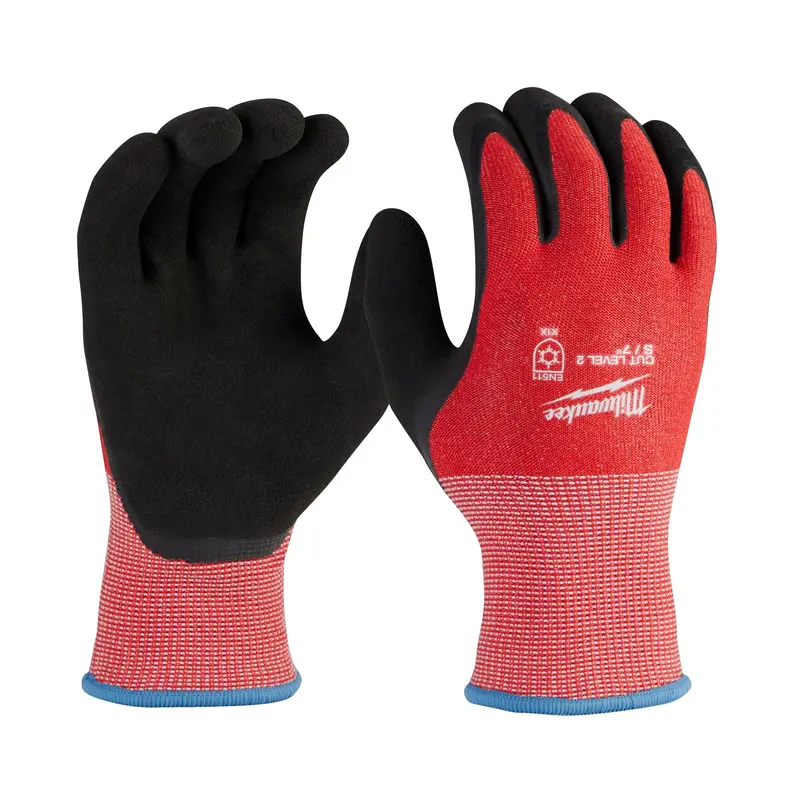 Milwaukee Cut Level 2 Winter-Dipped Work Gloves – Medium (48-73-7920) 1