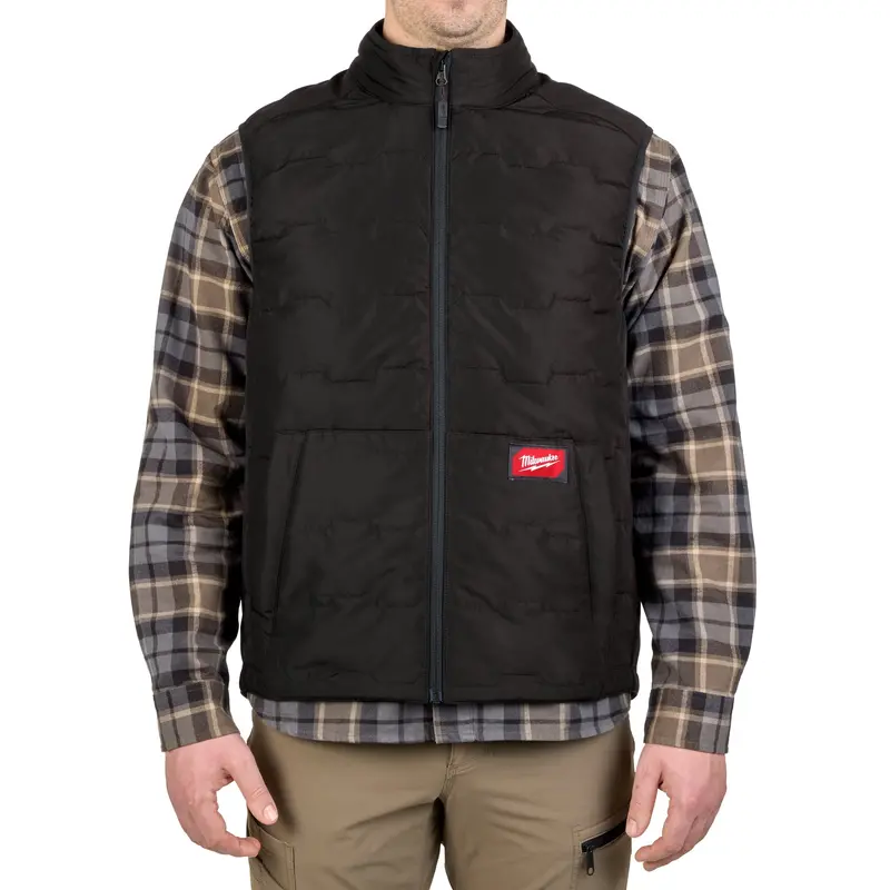 Milwaukee Freeflex Lightweight Insulated Vest For Men – Black, Medium 1