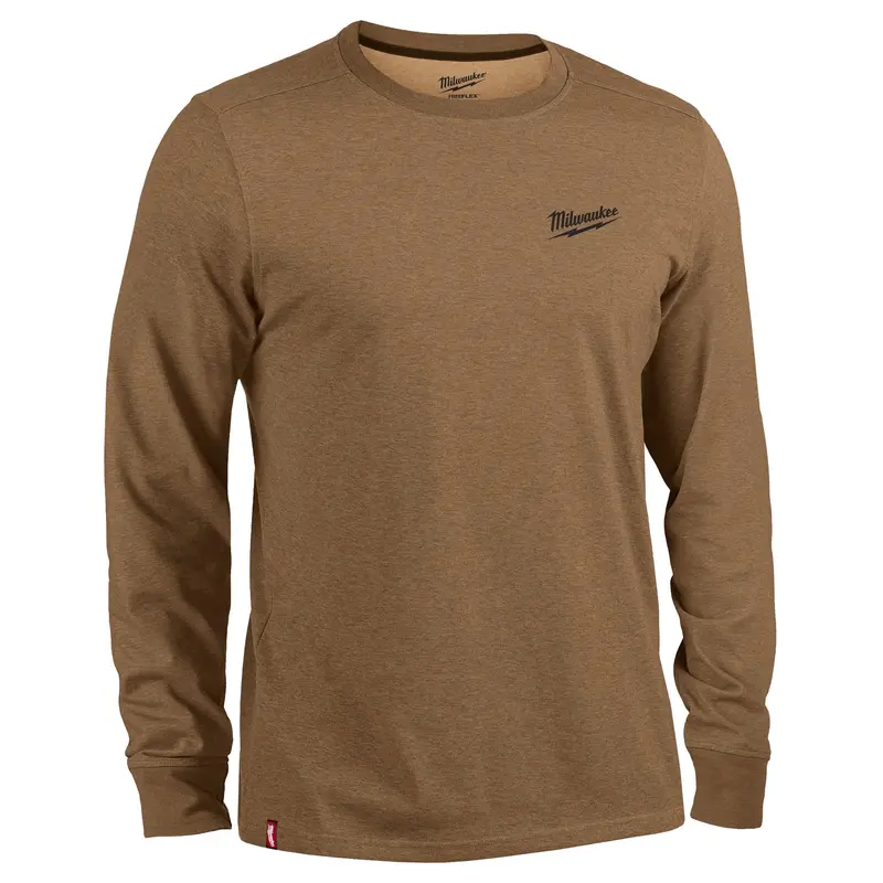 Milwaukee Freeflex Long-Sleeve Hybrid Work Tee – Navy (Size Extra Large) 1