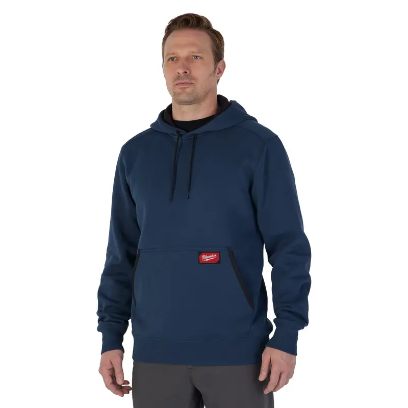 Milwaukee Freeflex Midweight Pullover Hoodie – Blue, Small (Model 351Bl-S) 1