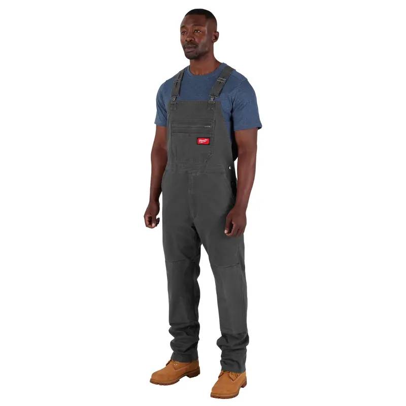 Milwaukee Freeflex Unlined Bib Overalls – Breathable Fabric, Durable Construction, Size M850G-4032 1