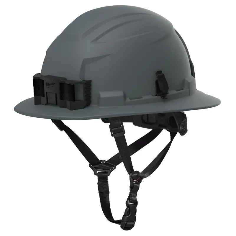 Milwaukee Gray Full-Brim Hard Hat – Class E Electrical Protection (48-73-1665) 1