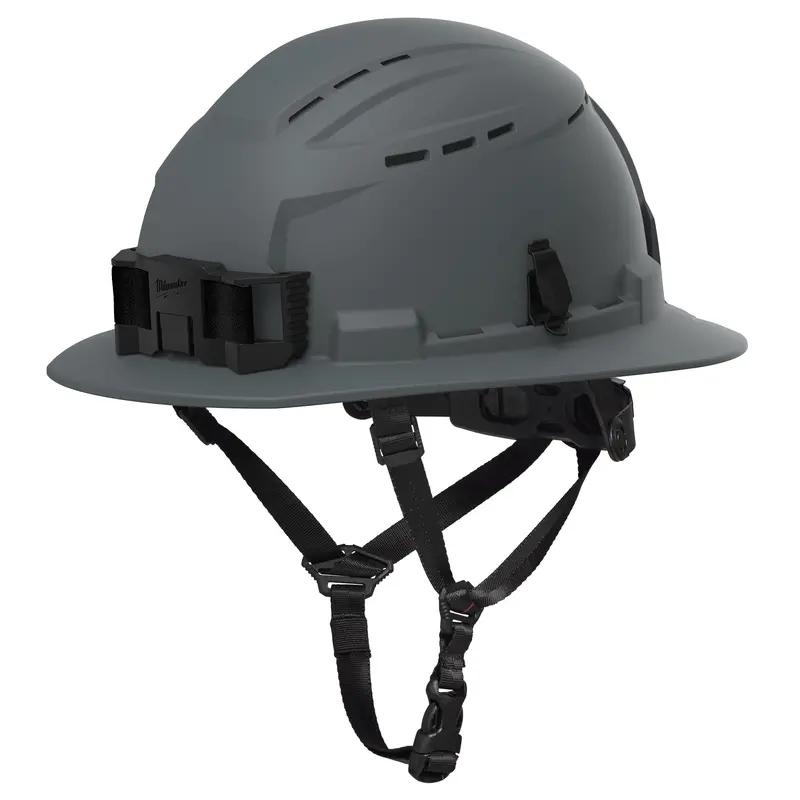 Milwaukee Gray Full-Brim Ventilated Hard Hat – Class C (48-73-1664) 1