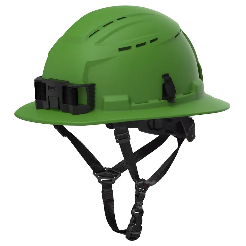 Milwaukee Green Full-Brim Ventilated Hard Hat – Class C (48-73-1690) 1