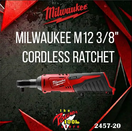 Milwaukee M12 Fuel 1/2" Right-Angle Impact Wrench Kit (2565-22) + Free 3/8" Cordless Ratchet 2