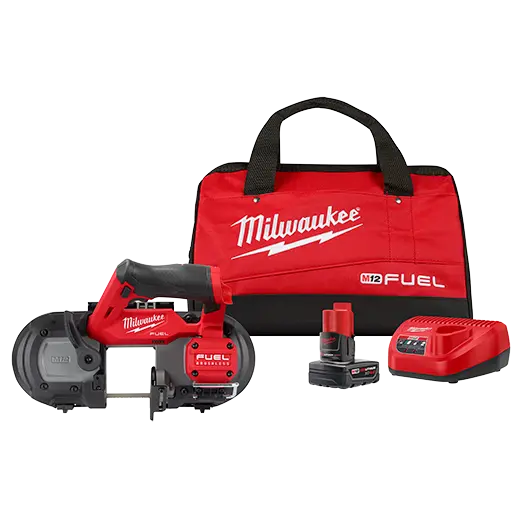 Milwaukee M12 Fuel Compact Band Saw Kit (2529-21Xc) Featuring Free M12 3/8-Inch Cordless Ratchet (2457-20) 1