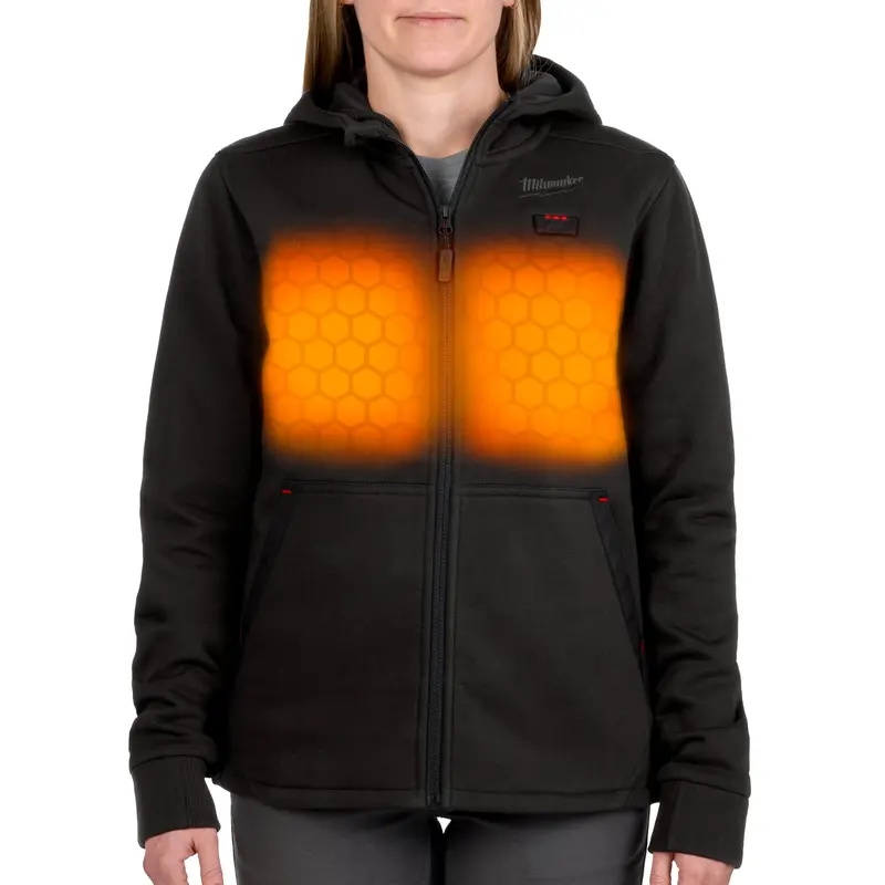 Milwaukee M12 Heated Hoodie Kit – Hexon Heat Technology, Black, Standard Fit (F200B-212X) 1
