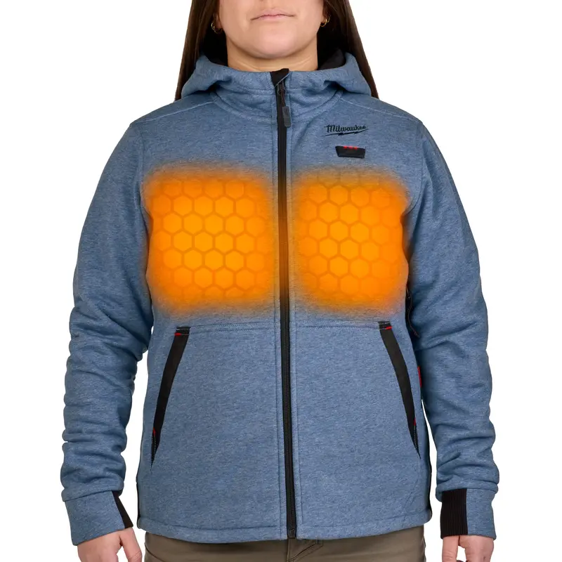 Milwaukee M12 Heated Hoodie Kit With Hexon Heat Technology – Gray, Extra-Large (F200U-212X) 1