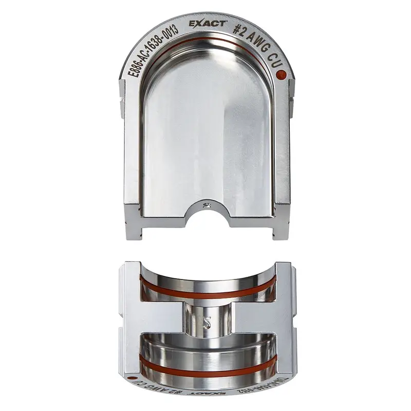 Milwaukee M18 Force Logic 2/0 Awg Copper U-Style Crimping Die – Exact 12T (49-12-U002C) 1