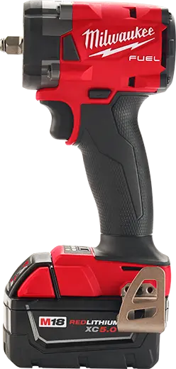 Milwaukee M18 Fuel 3/8" Compact Impact Wrench With Friction Ring (2854-22R) + Free Shockwave 3/8" 17-Piece Socket Set In Packout 1