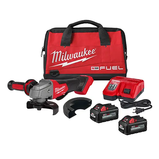 Milwaukee M18 Fuel 4-1/2"/5" No-Lock Braking Grinder (2880-22) + Free Xc6.0 High Output Battery 1