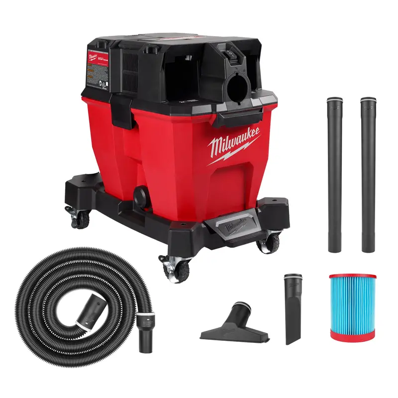 Milwaukee M18 Fuel Dual-Battery 9-Gallon Wet/Dry Vacuum With Built-In Blower (0920-20) 1