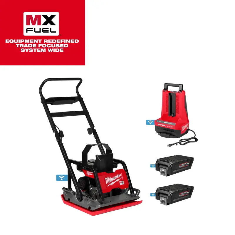 Milwaukee Mxf220-2Hd 20-Inch Plate Compactor Kit – High-Density Soil & Asphalt Compaction 1