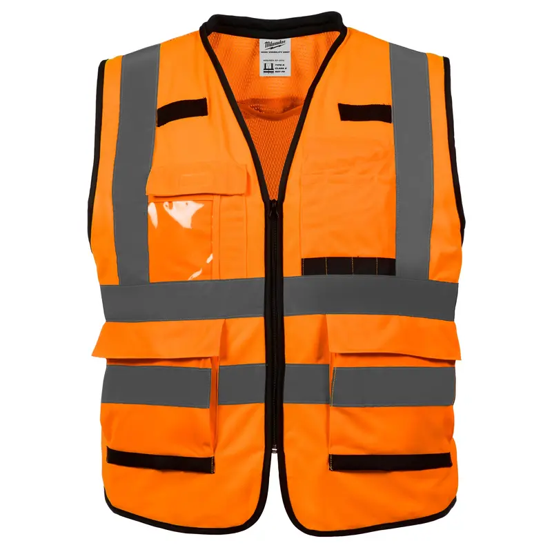 Milwaukee Orange Ansi/Csa Class 2 High-Visibility Safety Vest – 2Xl/3Xl (48-73-5093) 1